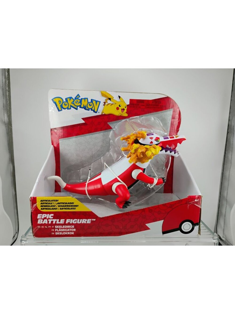 Pokémon Epic Battle Figure Skeledirge Large Articulated Toy